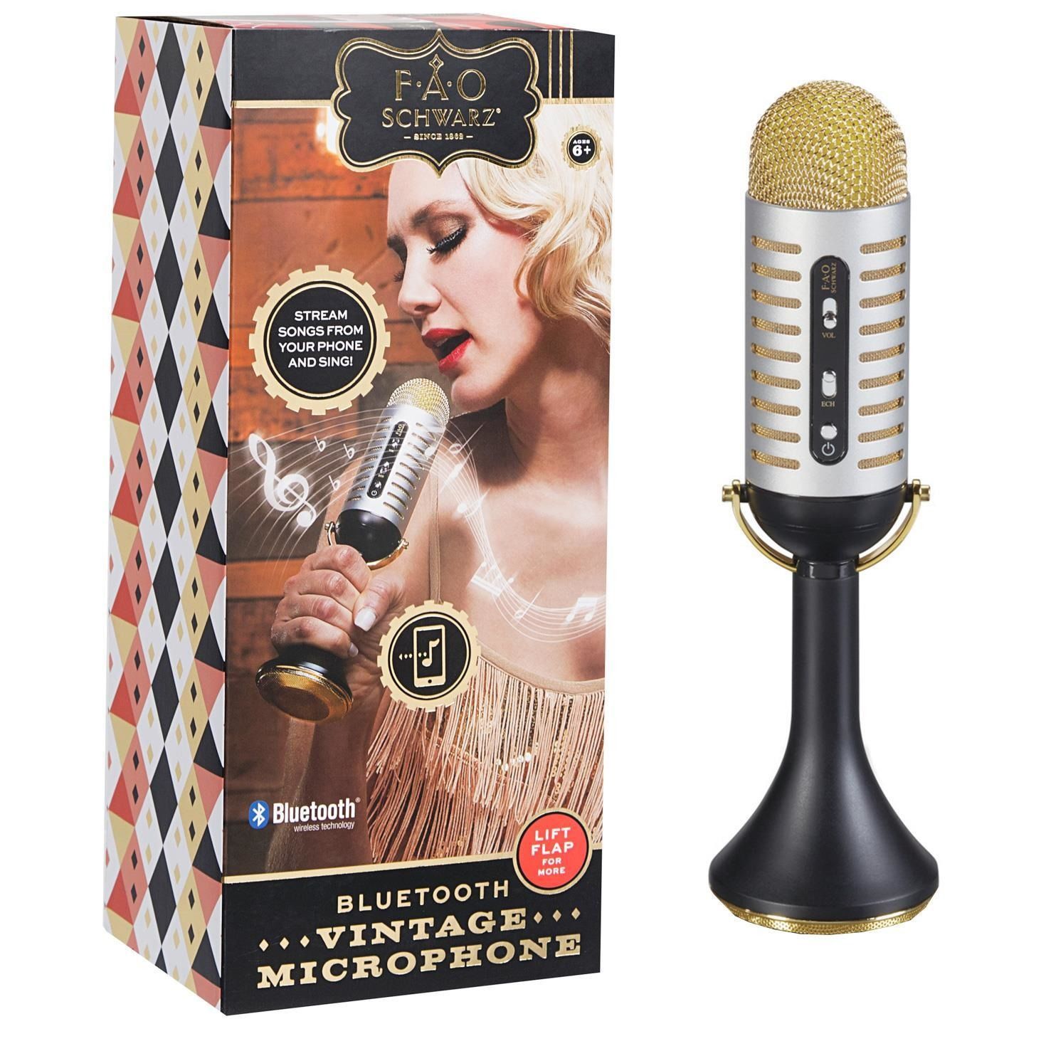 Fao schwarz vintage microphone 2024 review